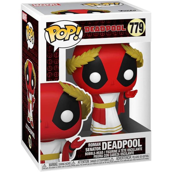 Pop Figurine Pop Roman Senator Deadpool (Deadpool) Figurine in box