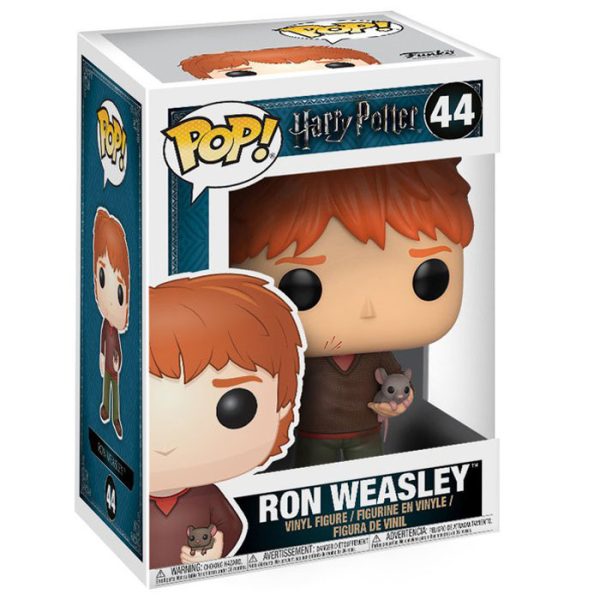 Pop Figurine Pop Ron Weasley with Scabbers (Harry Potter) Figurine in box