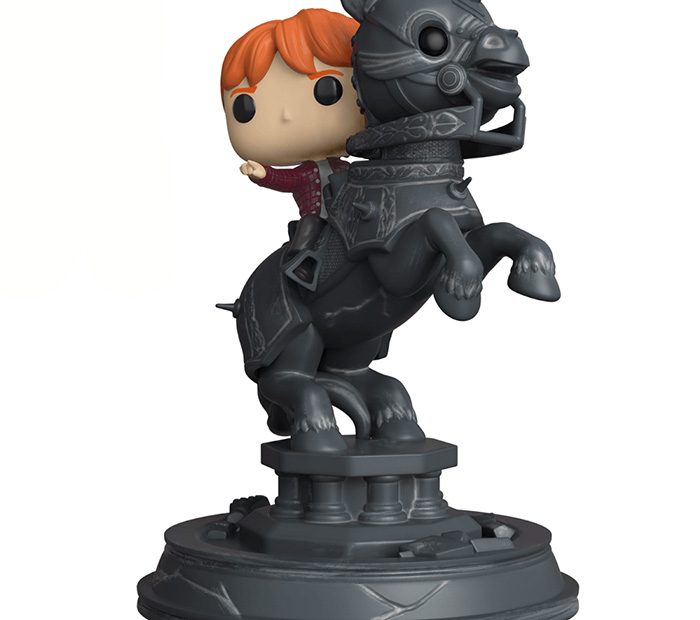 Figurine Pop Movie Moments Ron Weasley riding chess piece (Harry Potter)
