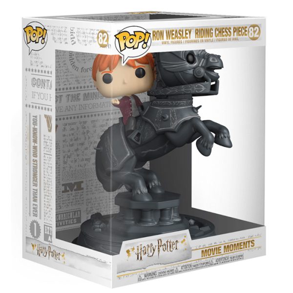 Pop Figurine Pop Movie Moments Ron Weasley riding chess piece (Harry Potter) Figurine in box