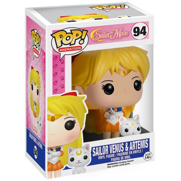 Pop Figurine Pop Sailor Venus et Artemis (Sailor Moon) Figurine in box