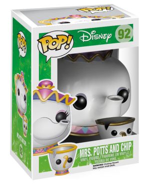Pop Figurine Pop Mme Samovar (La Belle Et La B?te) Figurine in box