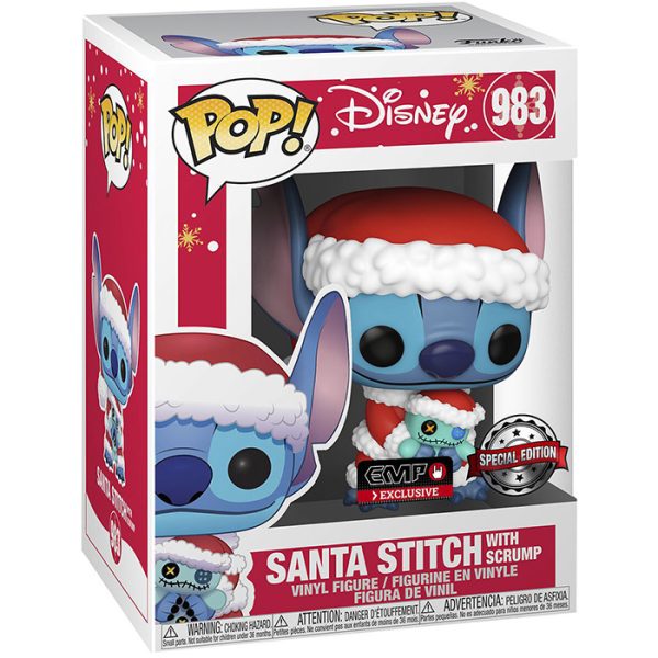 Pop Figurine Pop Santa Stitch (Lilo & Stitch) Figurine in box