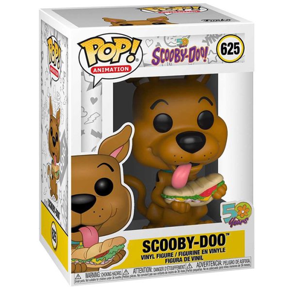 Pop Figurine Pop Scooby-Doo with sandwich (Scooby-Doo) Figurine in box