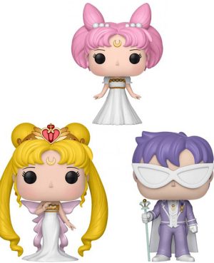 Figurines Pop Neo Queen Serenity, Small Lady & King Endymion (Sailor Moon)
