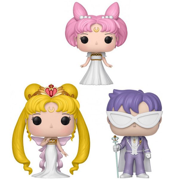 Figurines Pop Neo Queen Serenity, Small Lady & King Endymion (Sailor Moon)