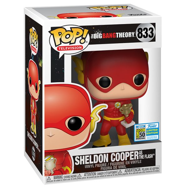 Pop Figurine Pop Sheldon Cooper as The Flash (The Big Bang Theory) Figurine in box