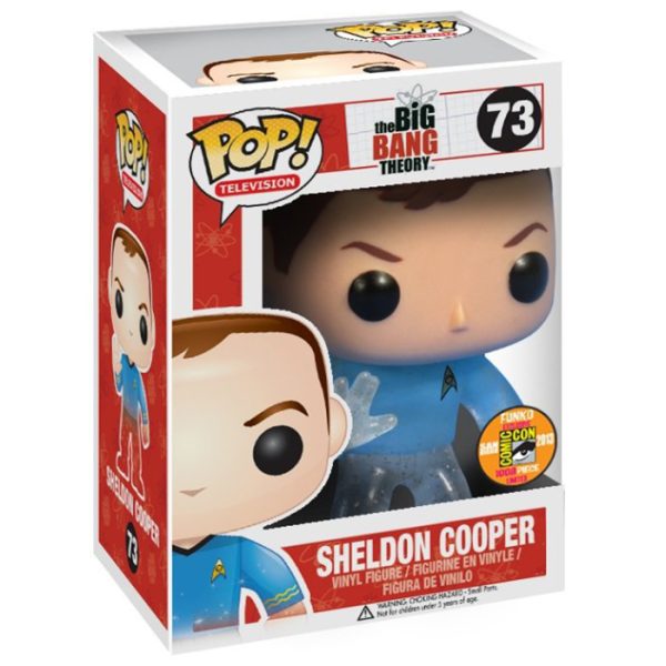 Pop Figurine Pop Sheldon Cooper Spock (The Big Bang Theory) Figurine in box