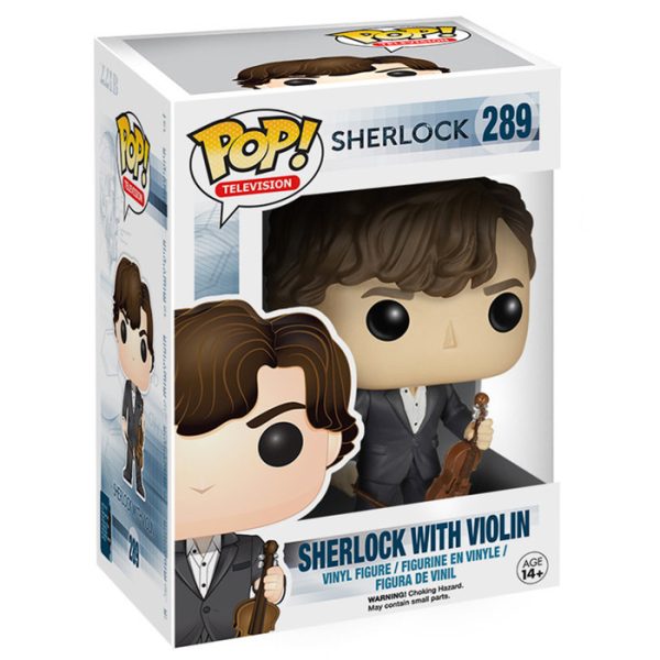 Pop Figurine Pop Sherlock avec son violon (Sherlock) Figurine in box