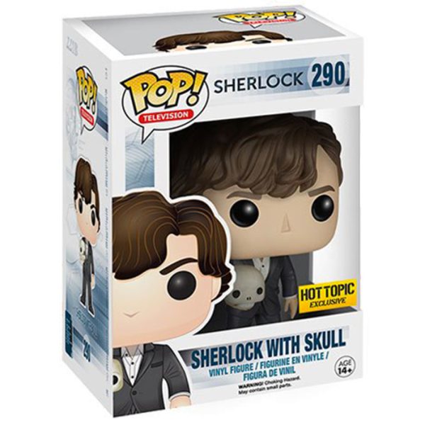 Pop Figurine Pop Sherlock with skull (Sherlock) Figurine in box