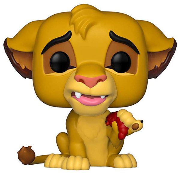 Figurine Pop Simba with worm (Le Roi Lion)