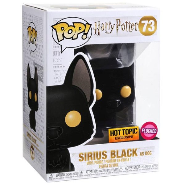 Pop Figurine Pop Sirius Black as a dog flocked (Harry Potter) Figurine in box