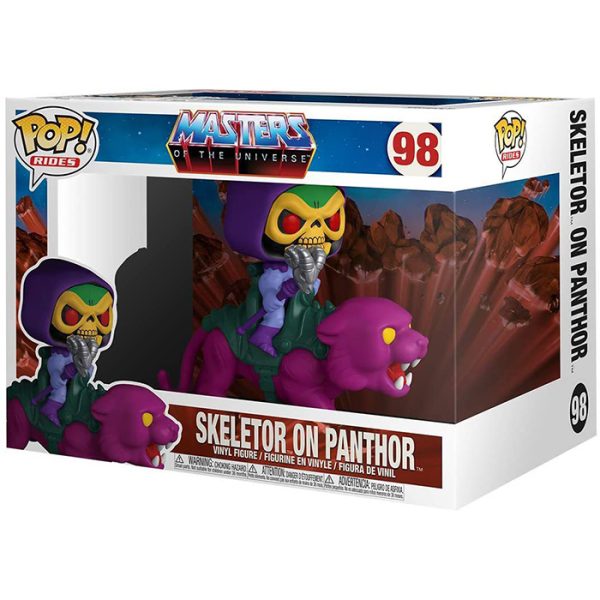 Pop Figurine Pop Skeletor on Panthor (Les Ma?tres de L'univers) Figurine in box
