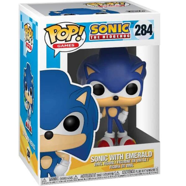 Pop Figurine Pop Sonic with Emerald (Sonic the Hedgehog) Figurine in box