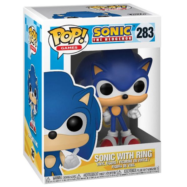 Pop Figurine Pop Sonic with Ring (Sonic The Hedgehog) Figurine in box