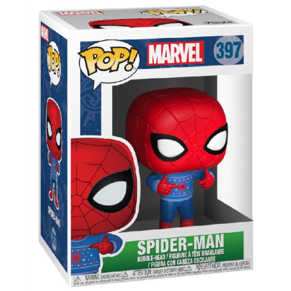Pop Figurine Pop Holiday Spiderman (Marvel) Figurine in box