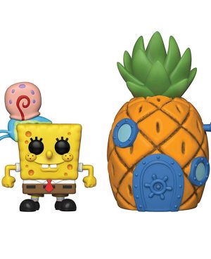 Figurines Pop Spongebob With Gary and Pineapple House (Spongebob Squarepants)