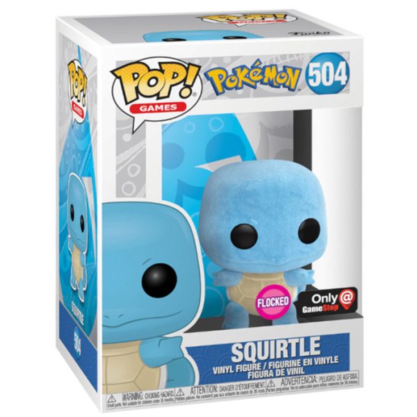 Pop Figurine Pop Squirtle flocked (Pokemon) Figurine in box