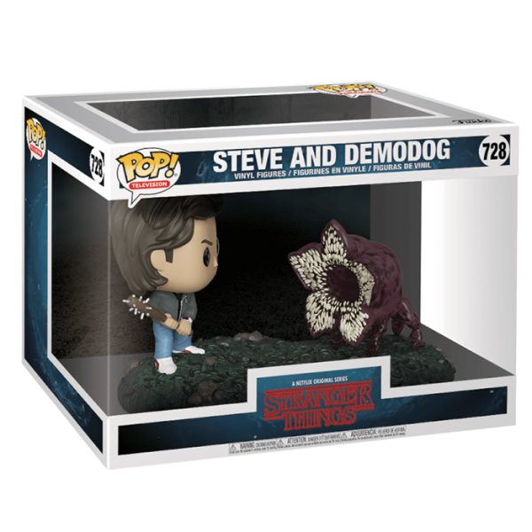 Pop Figurines Pop Movie Moments Steve with Demodogs (Stranger Things) Figurine in box