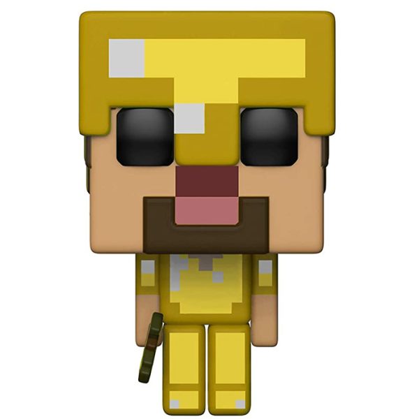 Figurine Pop Steve gold armor (Minecraft)