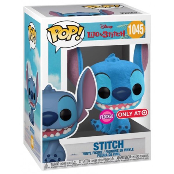 Pop Figurine Pop Stitch Seated flocked (Lilo & Stitch) Figurine in box