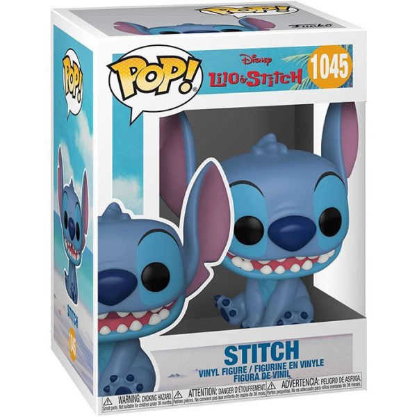 Pop Figurine Pop smiling seated Stitch (Lilo & Stitch) Figurine in box