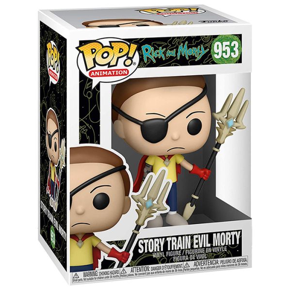 Pop Figurine Pop Story Train Evil Morty (Rick and Morty) Figurine in box