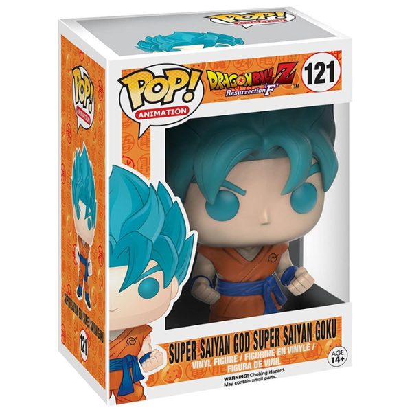 Pop Figurine Pop Super Saiyan God Super Saiyan Goku (Dragon Ball Z) Figurine in box