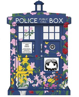 Figurine Pop Tardis with flowers (Doctor Who)