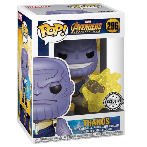 Pop Figurine Pop Thanos with mind stone (Avengers Infinity War) Figurine in box