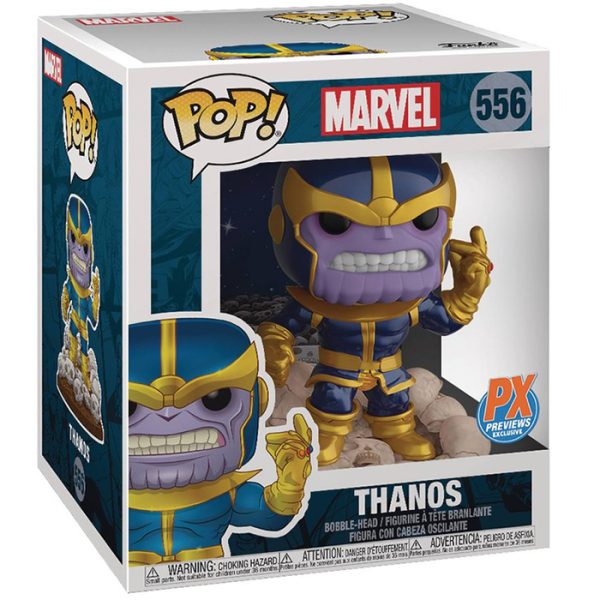 Pop Figurine Pop Thanos snap (Marvel) Figurine in box