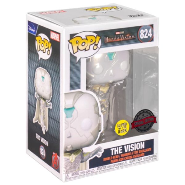 Pop Figurine Pop The Vision glows in the dark (WandaVision) Figurine in box