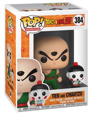 Pop Figurines Pop Tien and Chiaotzu (Dragon Ball Z) Figurine in box
