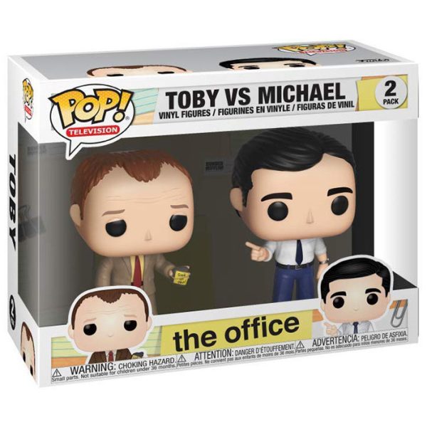 Pop Figurines Pop Toby vs Michael (The Office) Figurine in box