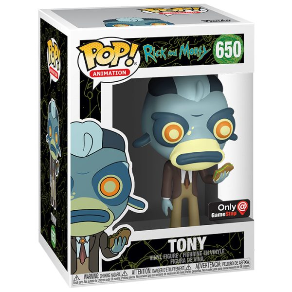 Pop Figurine Pop Tony (Rick and Morty) Figurine in box