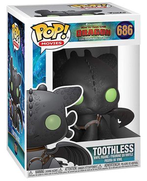 Pop Figurine Pop Toothless (How To Train Your Dragon The Hidden World) Figurine in box