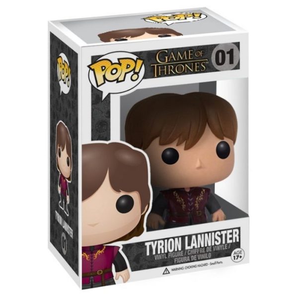 Pop Figurine Pop Tyrion Lannister (Game Of Thrones) Figurine in box
