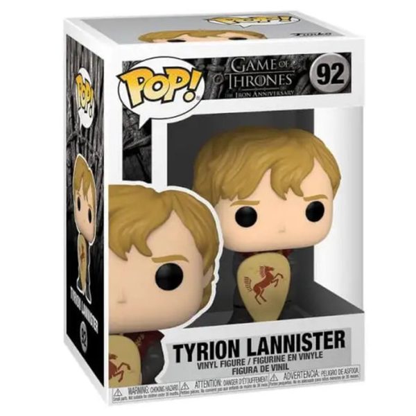 Pop Figurine Pop Tyrion Lannister avec bouclier (Game Of Thrones) Figurine in box