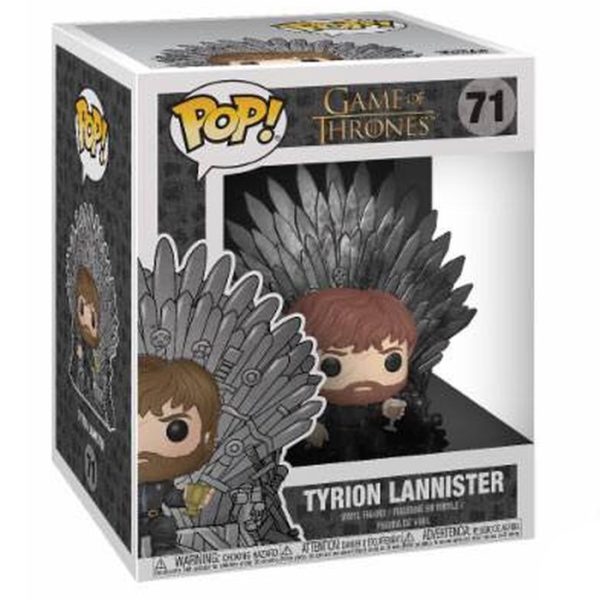 Pop Figurine Pop Tyrion on Iron Throne (Game Of Thrones) Figurine in box