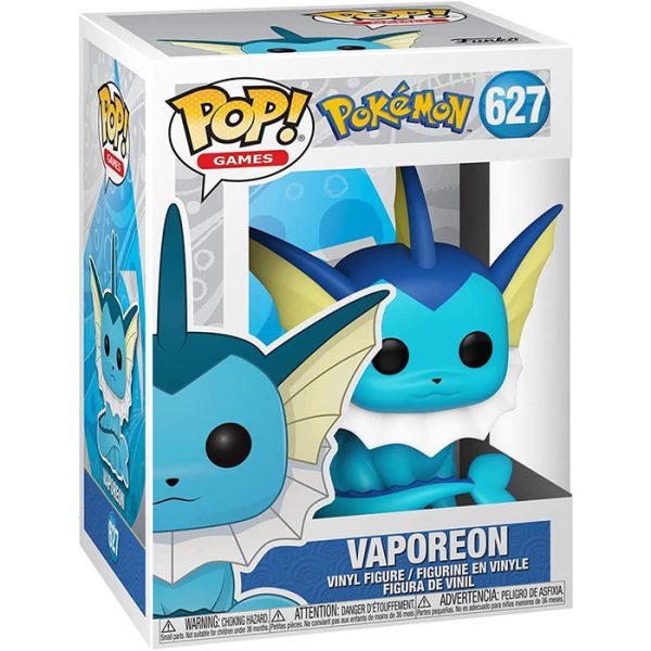 Pop Figurine Pop Vaporeon (Pokemon) Figurine in box