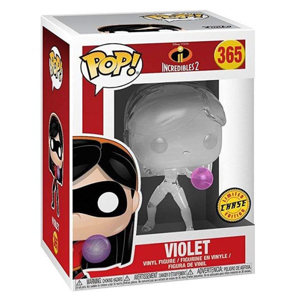 Pop Figurine Pop Violet chase invisible (Incredibles 2) Figurine in box