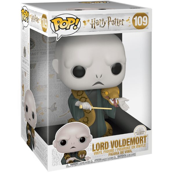 Pop Figurine Pop Voldemort avec Nagini supersized (Harry Potter) Figurine in box