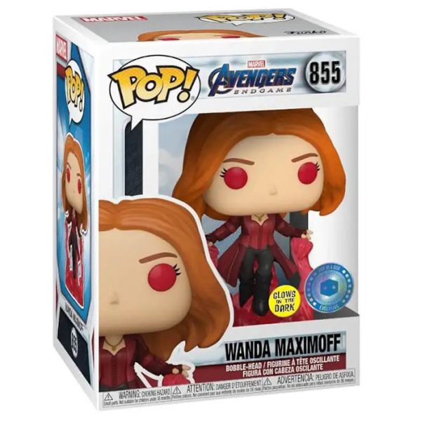 Pop Figurine Pop Wanda Maximoff glows in the dark (Avengers Endgame) Figurine in box