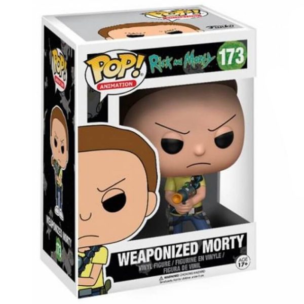 Pop Figurine Pop Weaponized Morty (Rick and Morty) Figurine in box