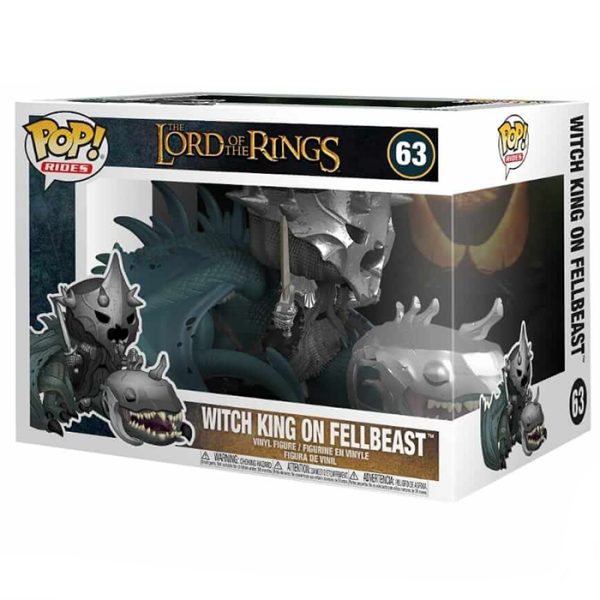 Pop Figurines Pop Witch King On Fellbeast (The Lord Of The Rings) Figurine in box