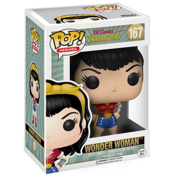 Pop Figurine Pop Wonder woman (DC Comics Bombshells) Figurine in box