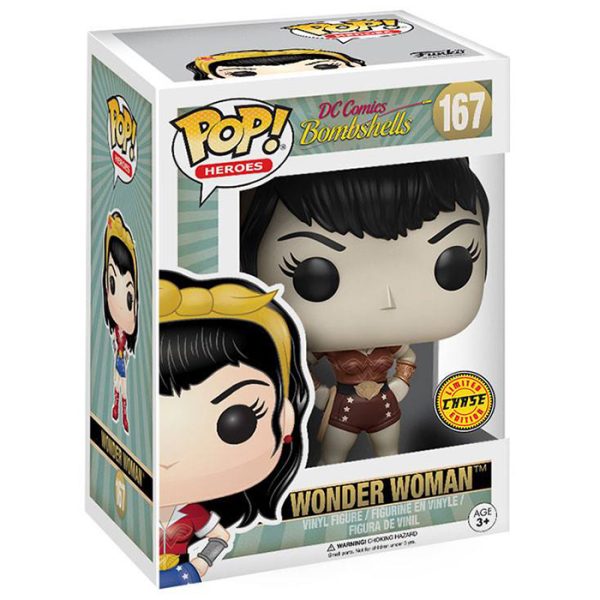 Pop Figurine Pop Wonder woman chase (DC Comics Bombshells) Figurine in box