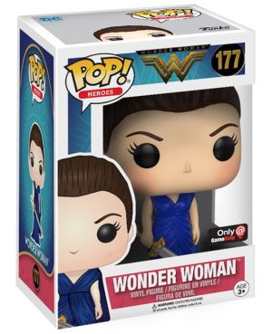 Pop Figurine Pop Wonder Woman blue gown (Wonder Woman) Figurine in box
