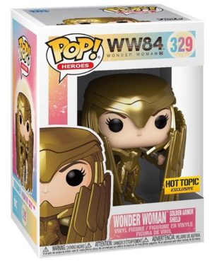 Pop Figurine Pop Wonder Woman Golden Armor Shield (Wonder Woman 1984) Figurine in box