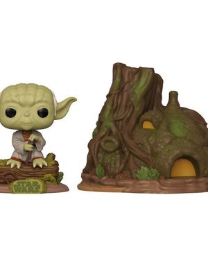 Figurine Pop Dagobah Yoda with Hut (Star Wars)